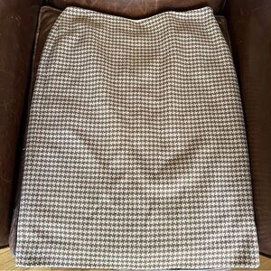 Brooks Brothers Houndstooth Pencil Skirt